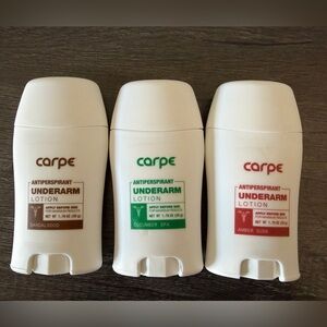 Carpe Antiperspirant Underarm Lotion Trio